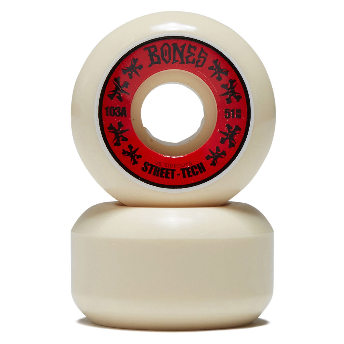 Bones STF Sidecuts 103a V5 Sidecut Skateboard Wheels - 2026 - 51mm image 2