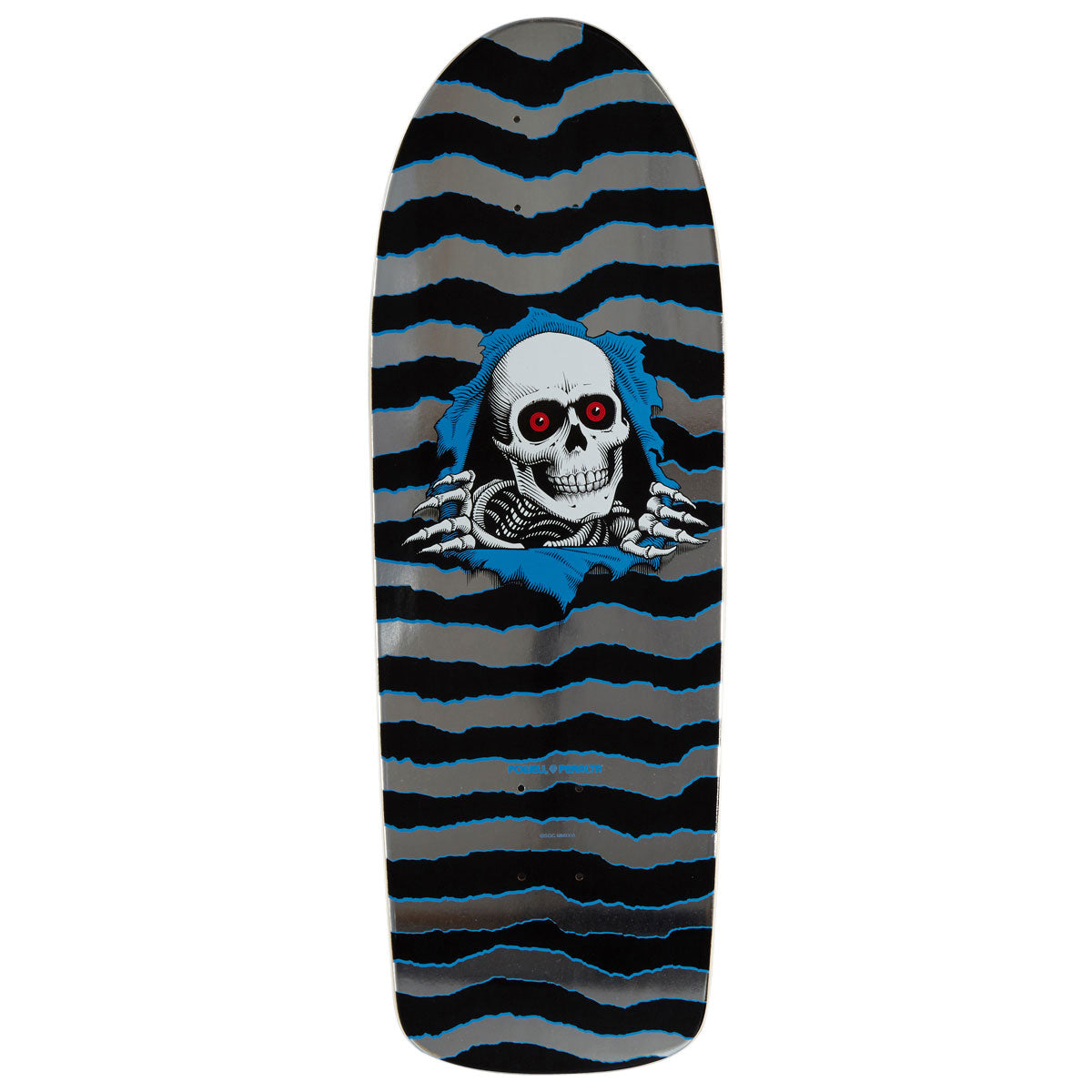 Powell-Peralta Ripper OG 16 Skateboard Deck - Silver Foil - 10.00