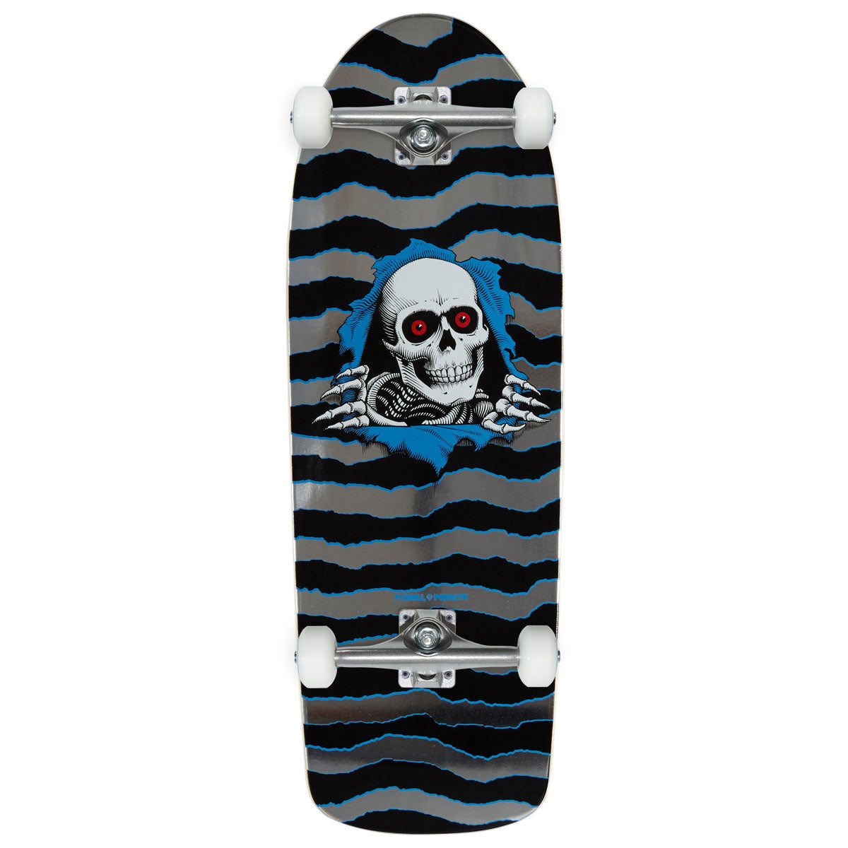 Powell-Peralta Ripper OG 16 Skateboard Complete - Silver Foil - 10.00