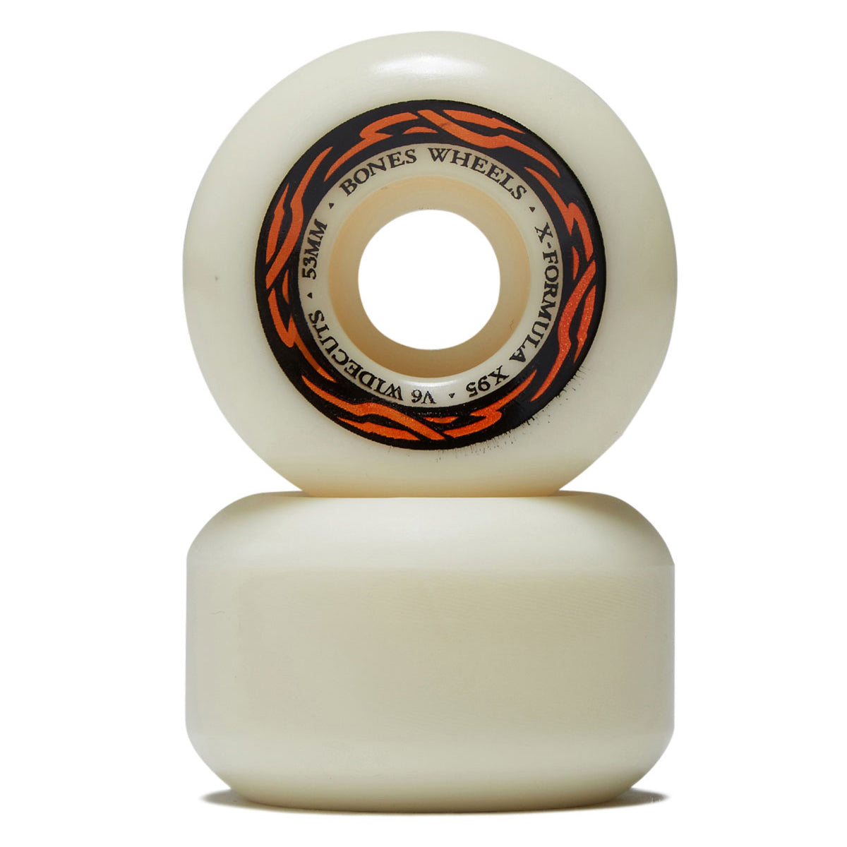 Bones X-Formula Widecuts 95a V6 Wide-Cut Skateboard Wheels - 53mm image 2