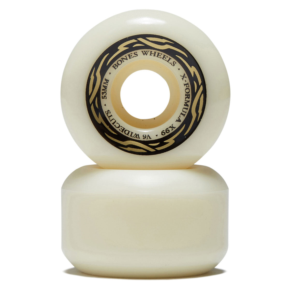 Bones X-Formula Widecuts 99a V6 Wide-Cut Skateboard Wheels - 53mm image 2