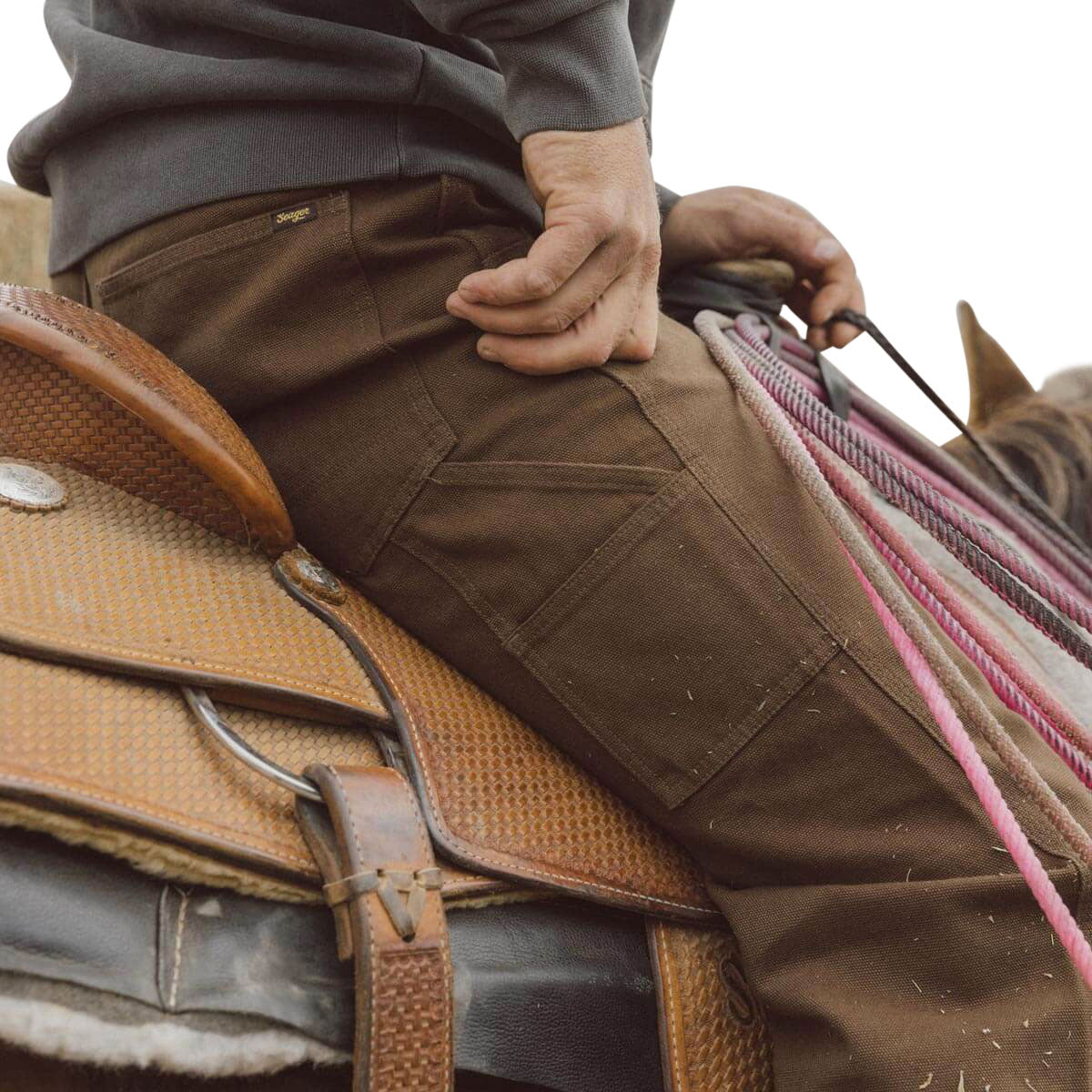 Seager Bison Canvas Pants - Tobacco image 5