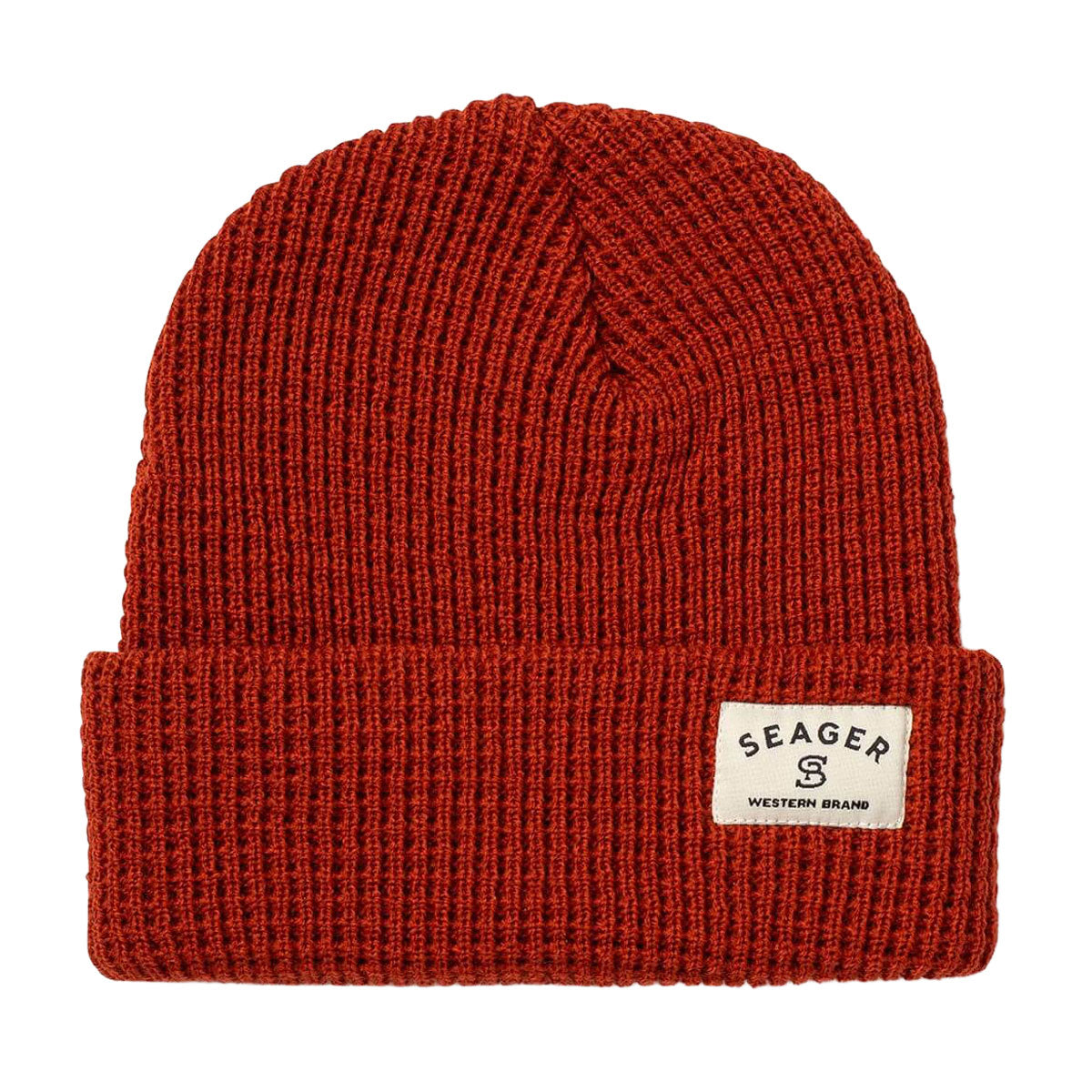 Seager Service 2.0 Waffle Knit Beanie - Rust image 1