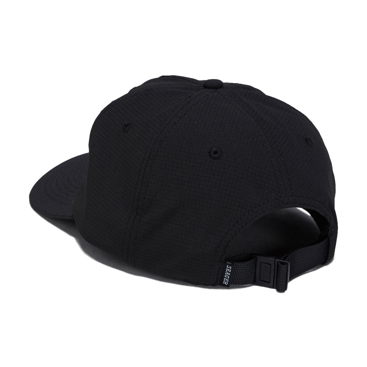 Seager Uphill Tech Strapback Hat - Black image 2