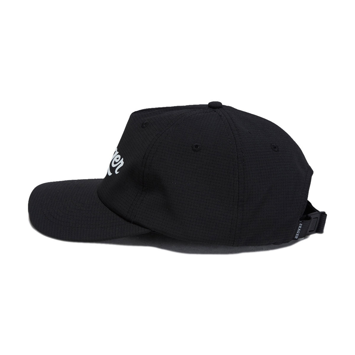 Seager Uphill Tech Strapback Hat - Black image 3
