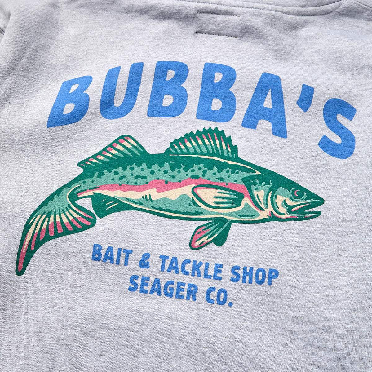 Seager Bubbas Hoodie - Heather Grey image 4