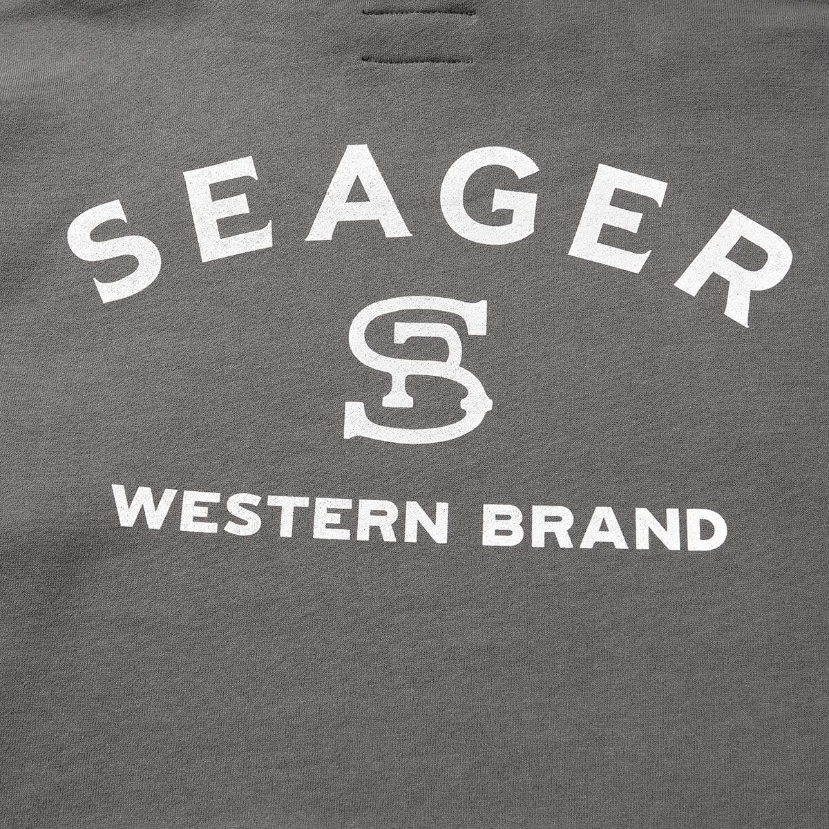 Seager Branded Hoodie - Charcoal image 4