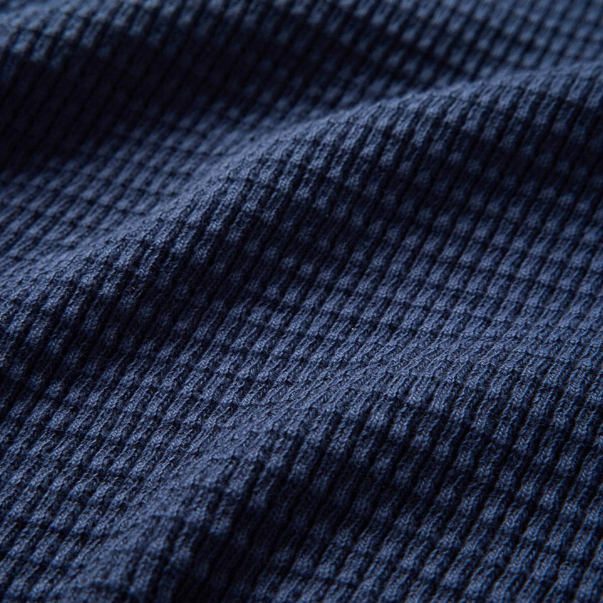 Seager Sawpit Henley Long Sleeve Thermal Shirt - Navy image 4