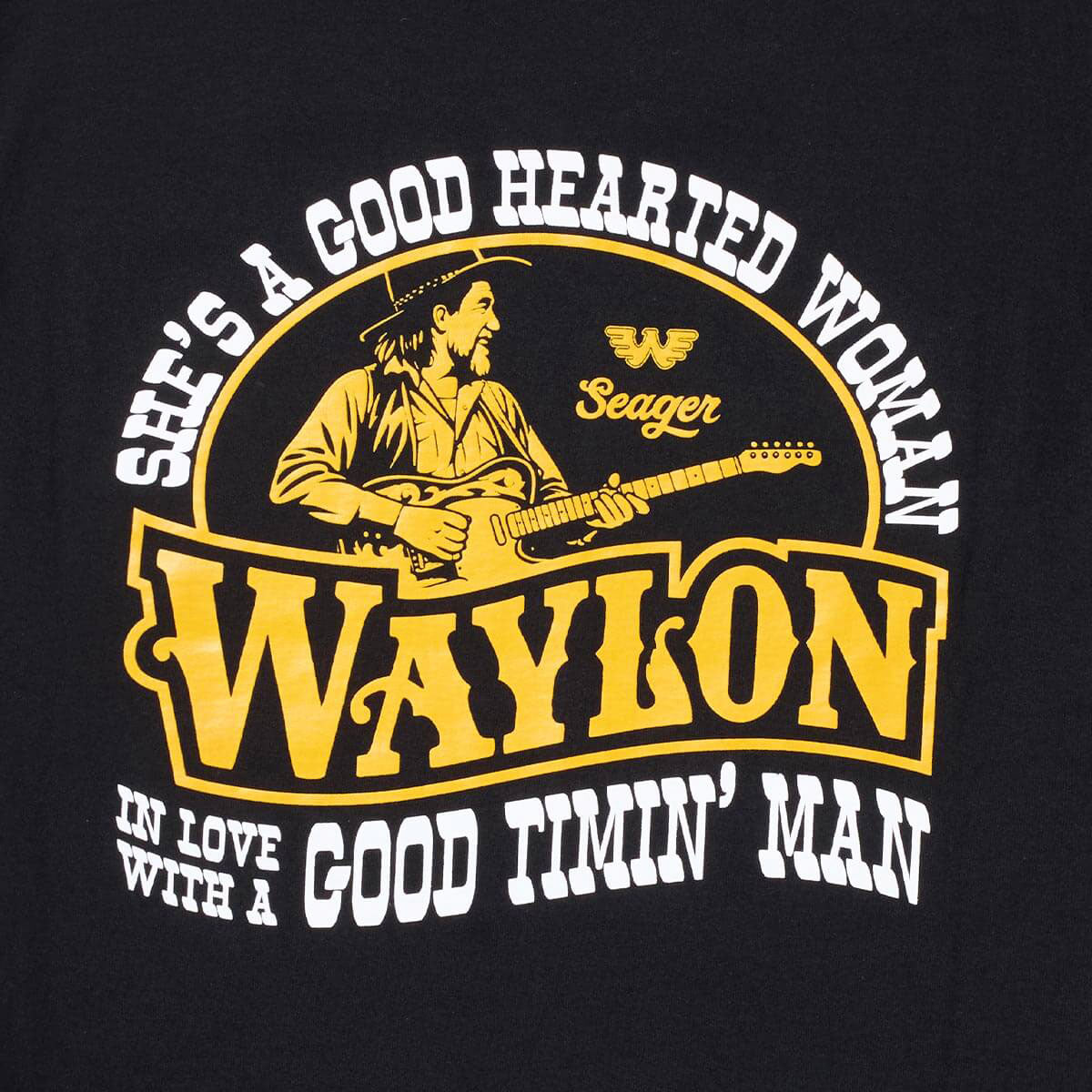 Seager Good Hearted Woman T-Shirt - Black image 3