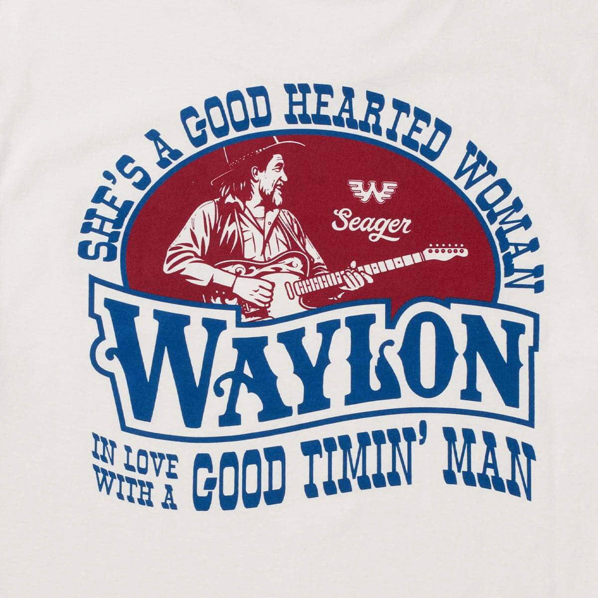Seager Good Hearted Woman T-Shirt - Vintage White image 3