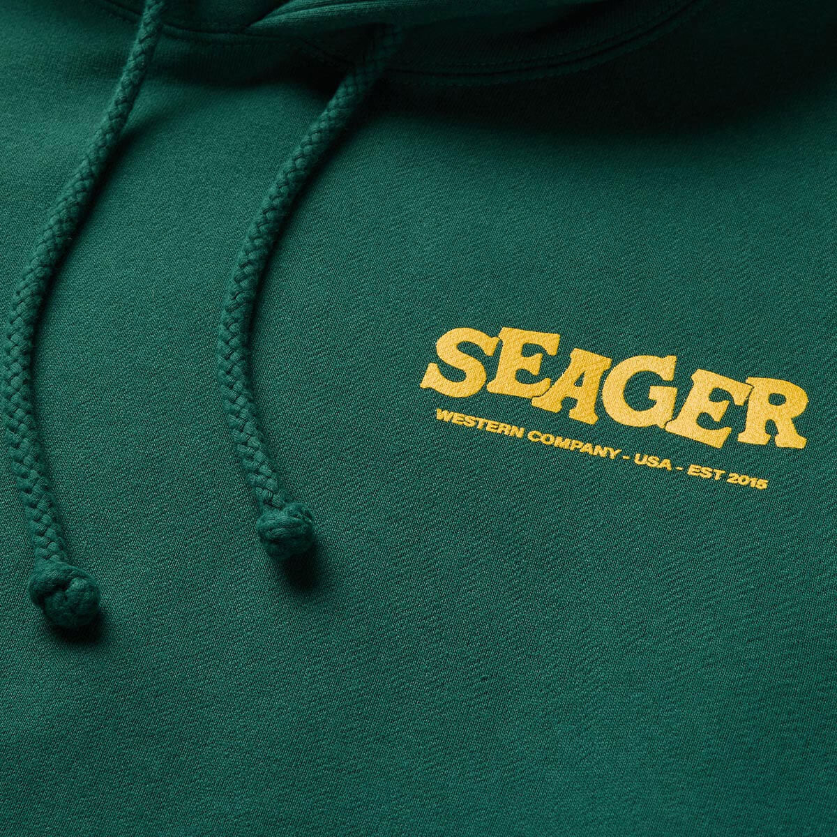 Seager Horse Fried Hoodie - Forest Green image 4