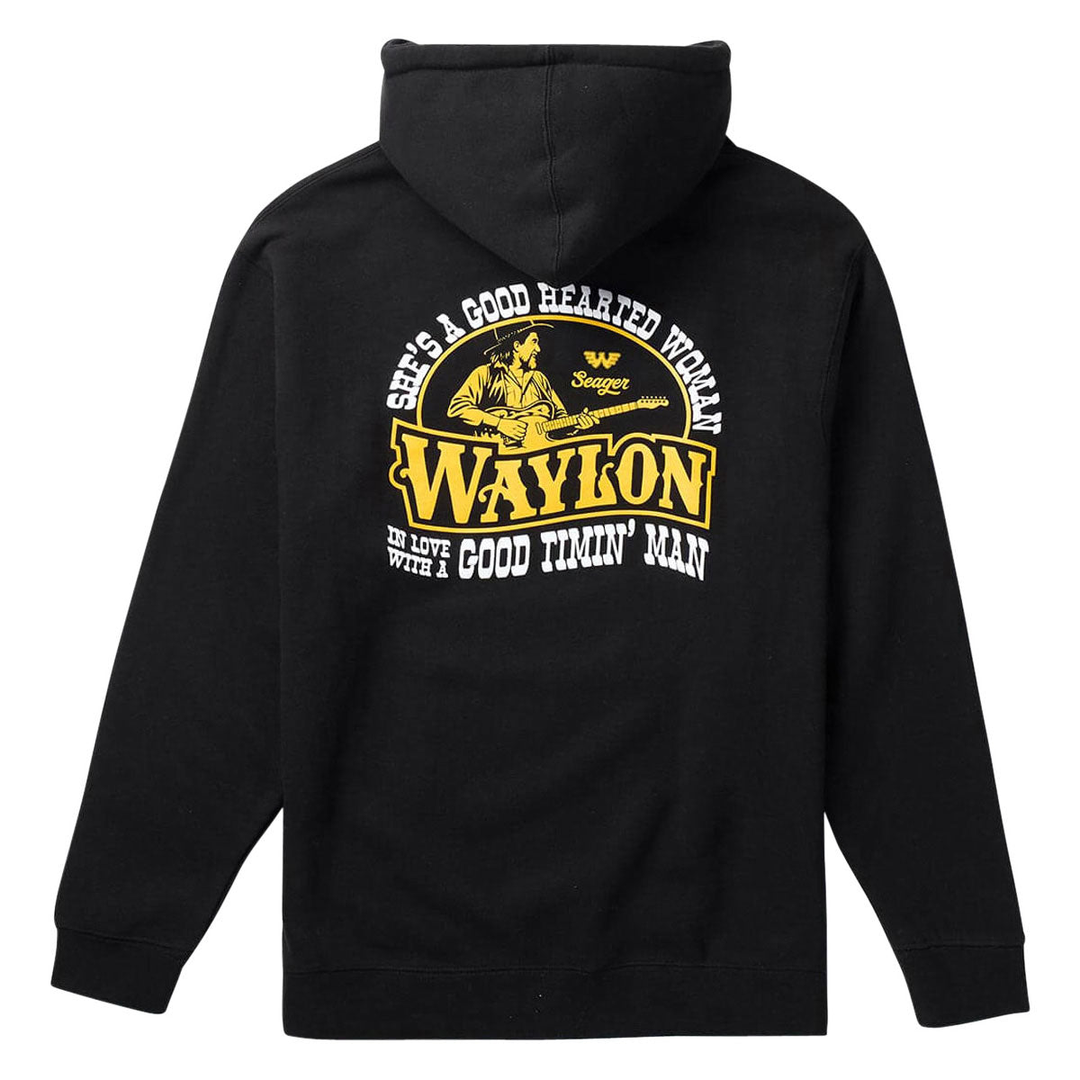 Seager Good Hearted Woman Hoodie - Black image 1