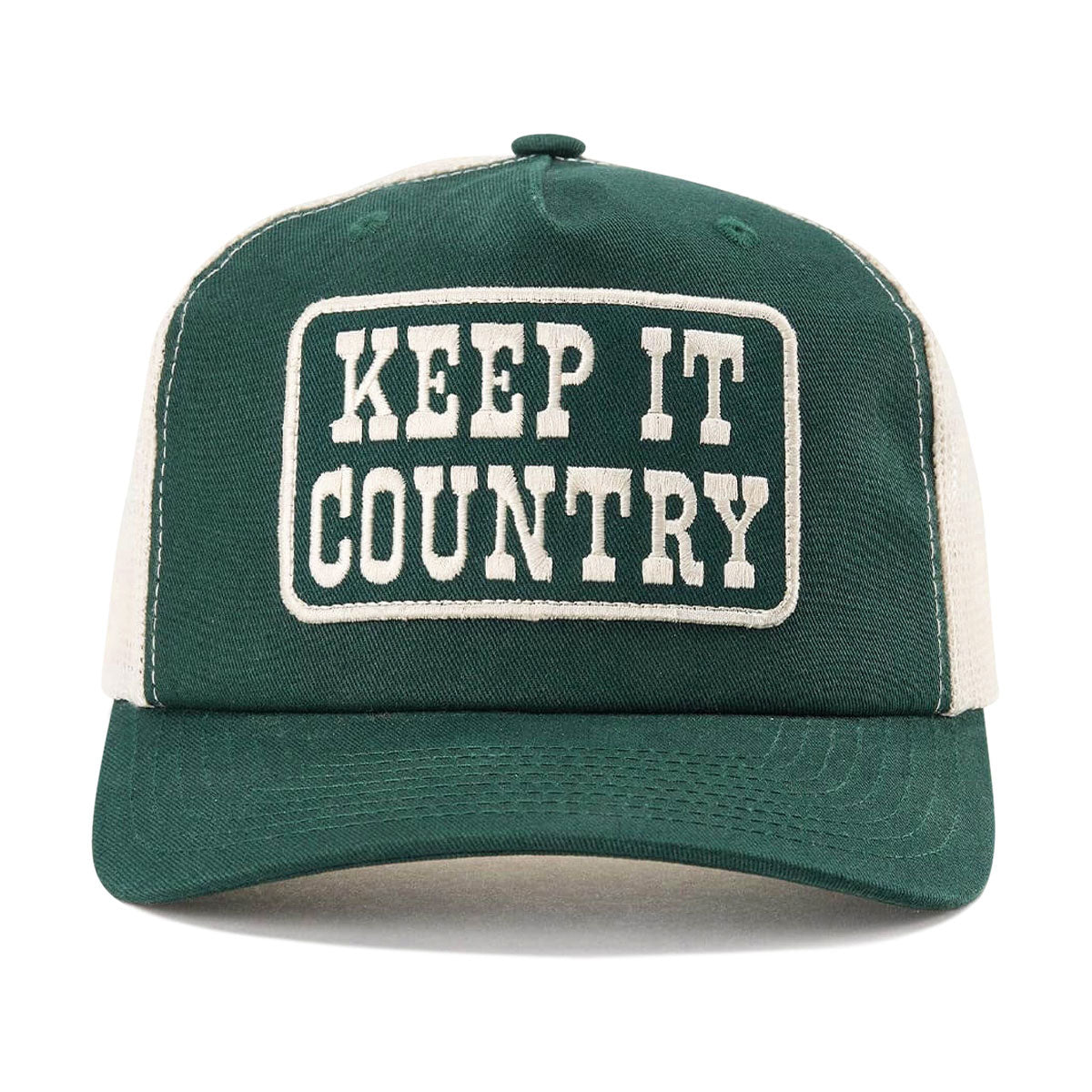 Seager Keep It Country Trucker Hat - Forest Green image 3