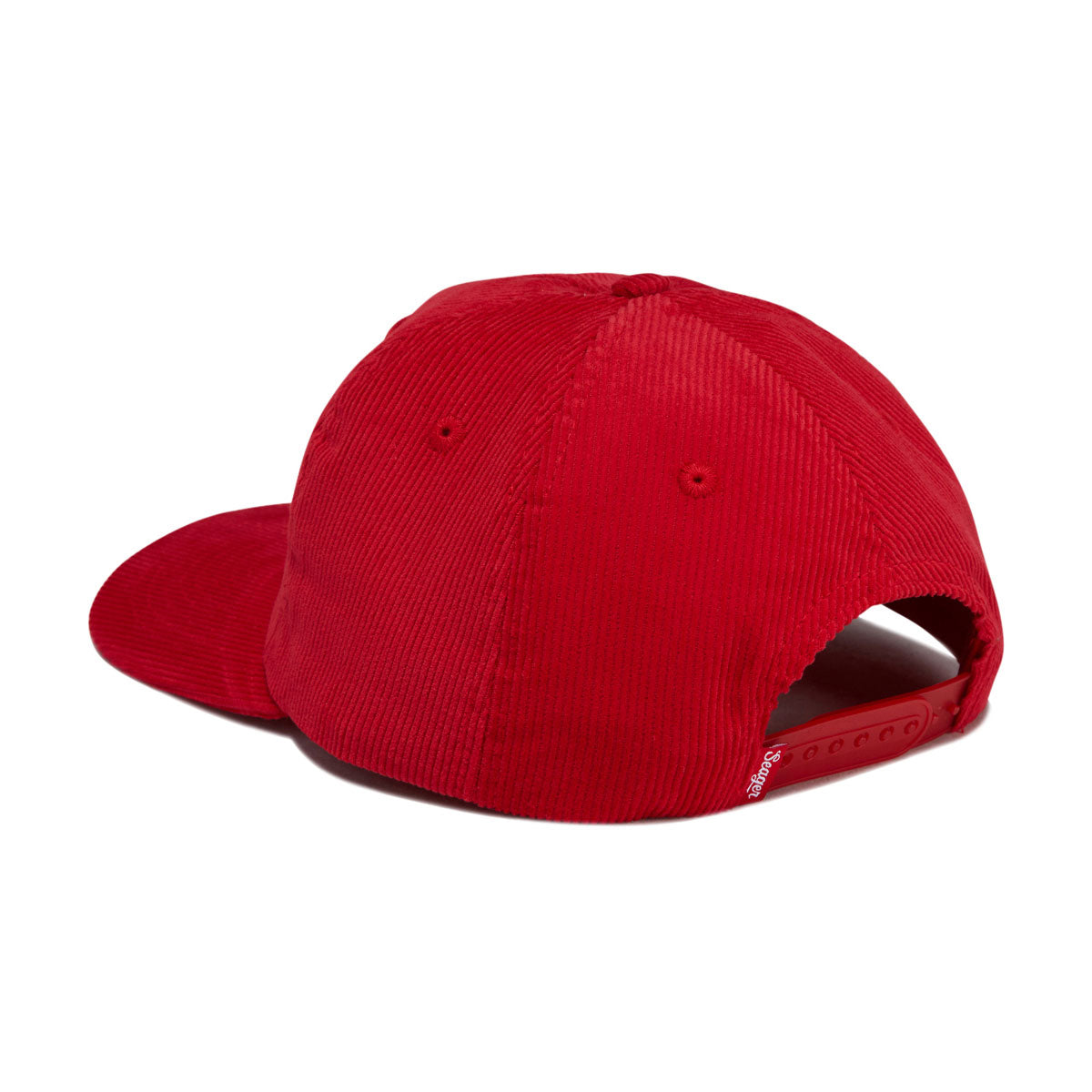 Seager Ramblin' Woman Corduroy Snapback Hat - Red image 2