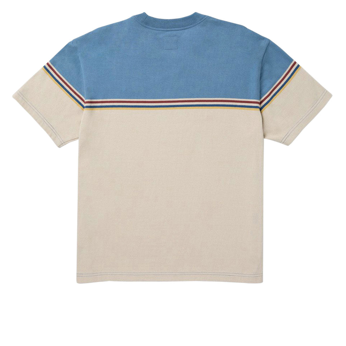 RVCA Pismo Stripe T-Shirt - Light Khaki image 5