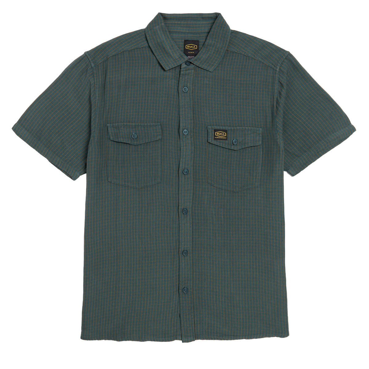 RVCA Dayshift Plaid Shirt - Duck Blue image 1