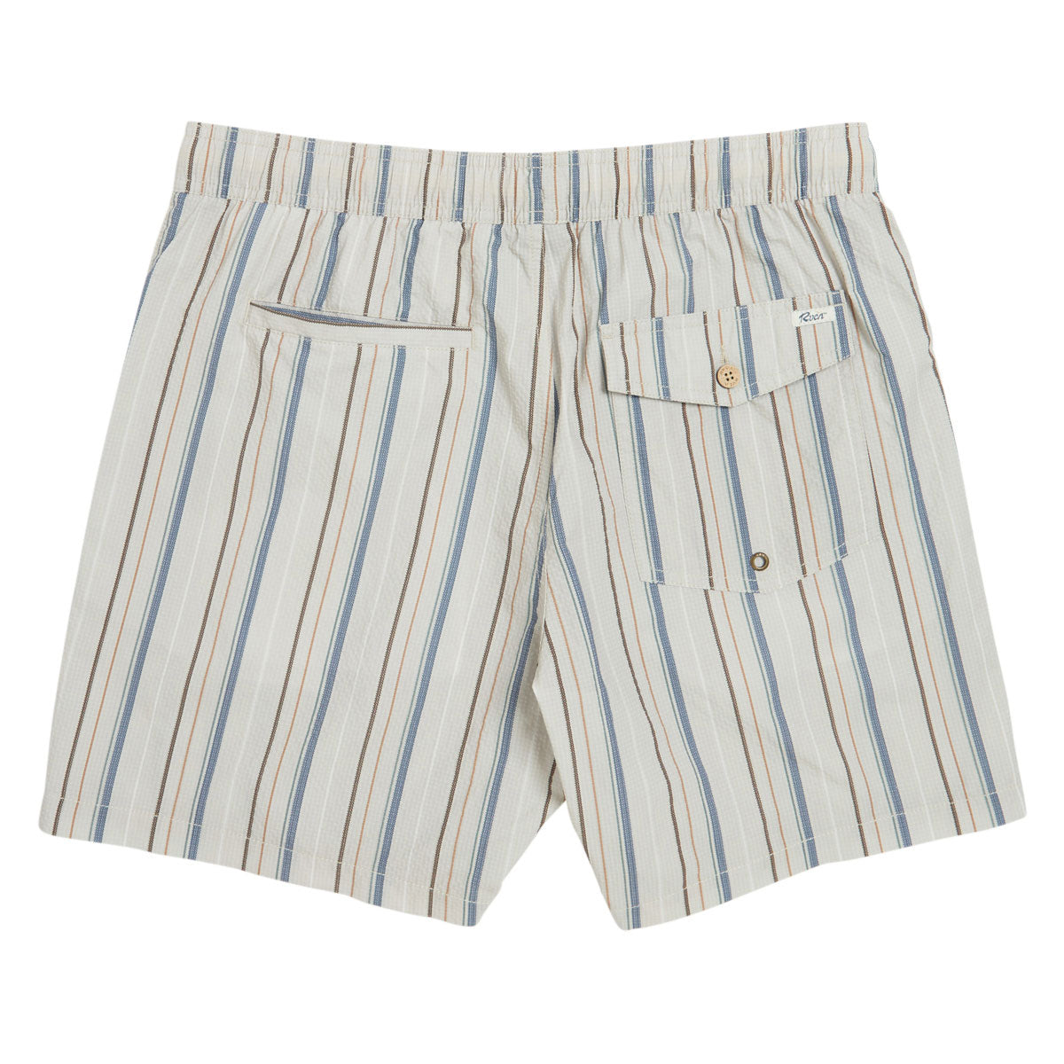 RVCA Exotica Seersucker Elastic 17 Shorts - Light Khaki image 2