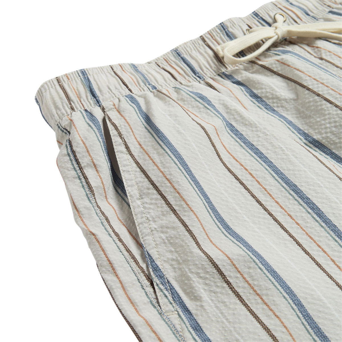 RVCA Exotica Seersucker Elastic 17 Shorts - Light Khaki image 4