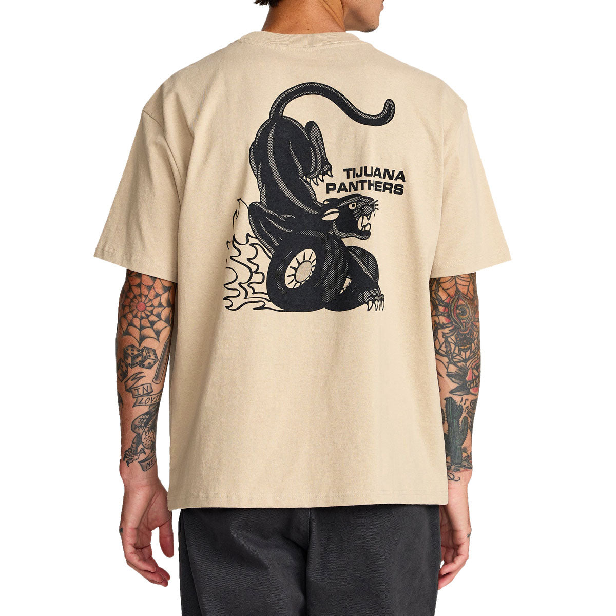 RVCA Burner T-Shirt - Khaki image 4