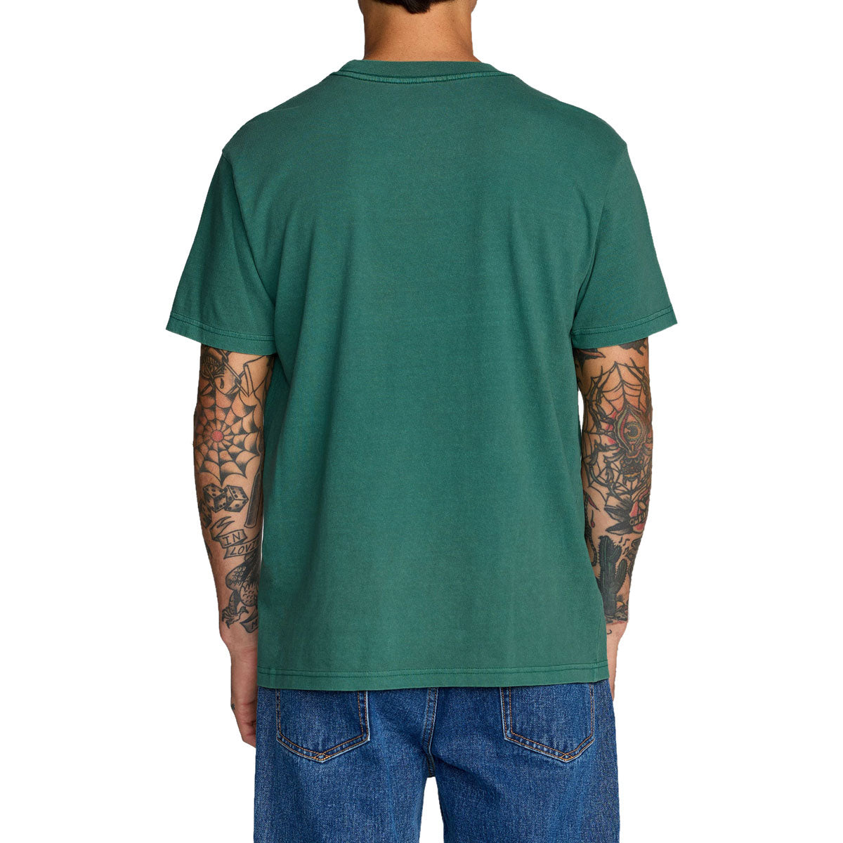 RVCA Olde RVCA T-Shirt - Grass Green image 3