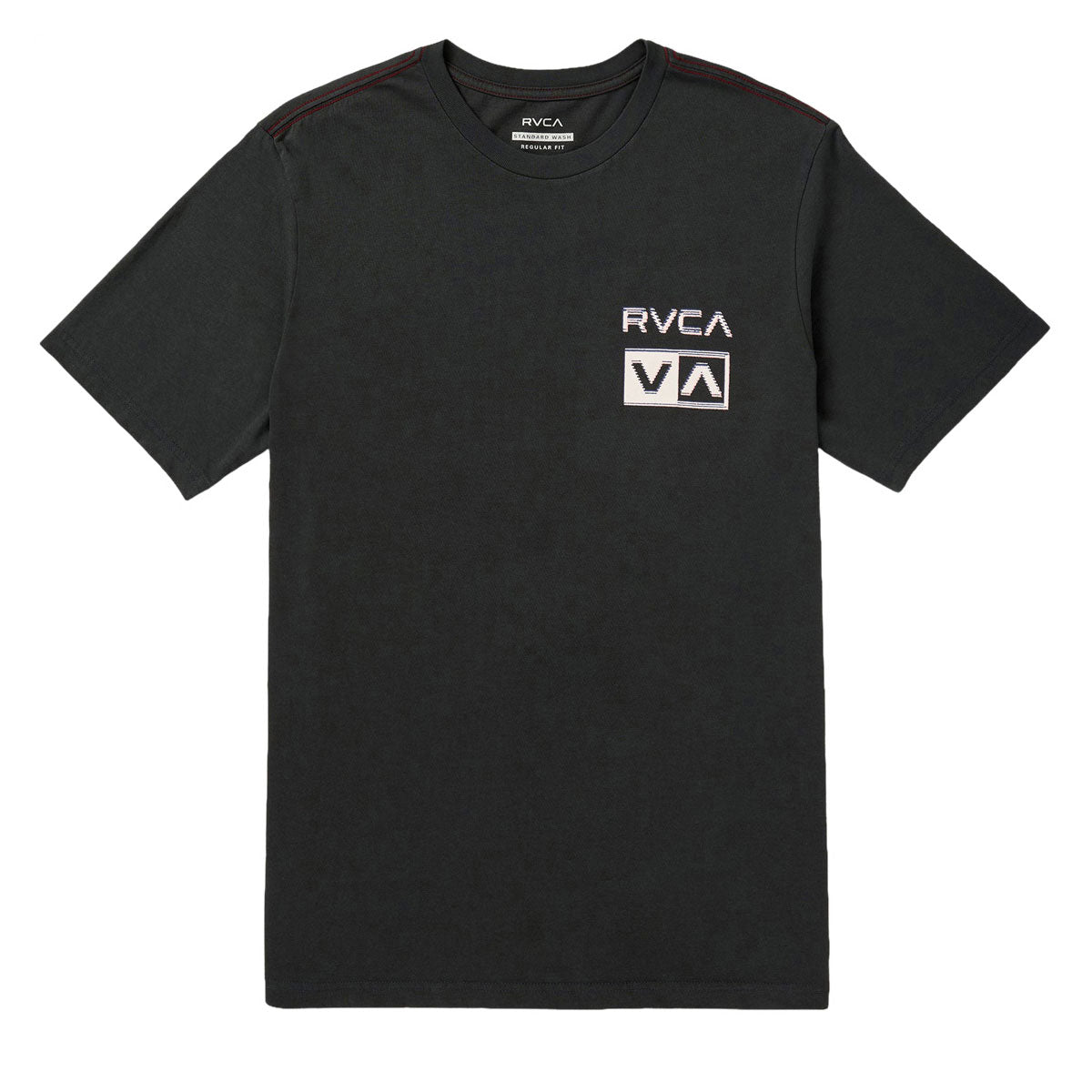 RVCA Glitch T-Shirt - Pirate Black image 1