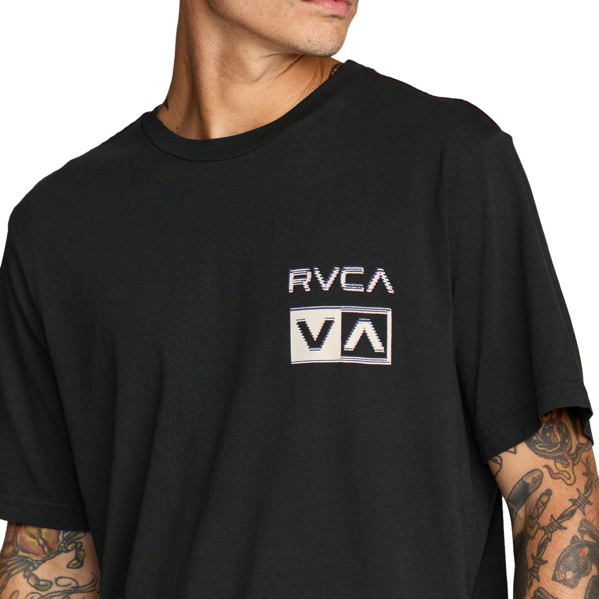 RVCA Glitch T-Shirt - Pirate Black image 5