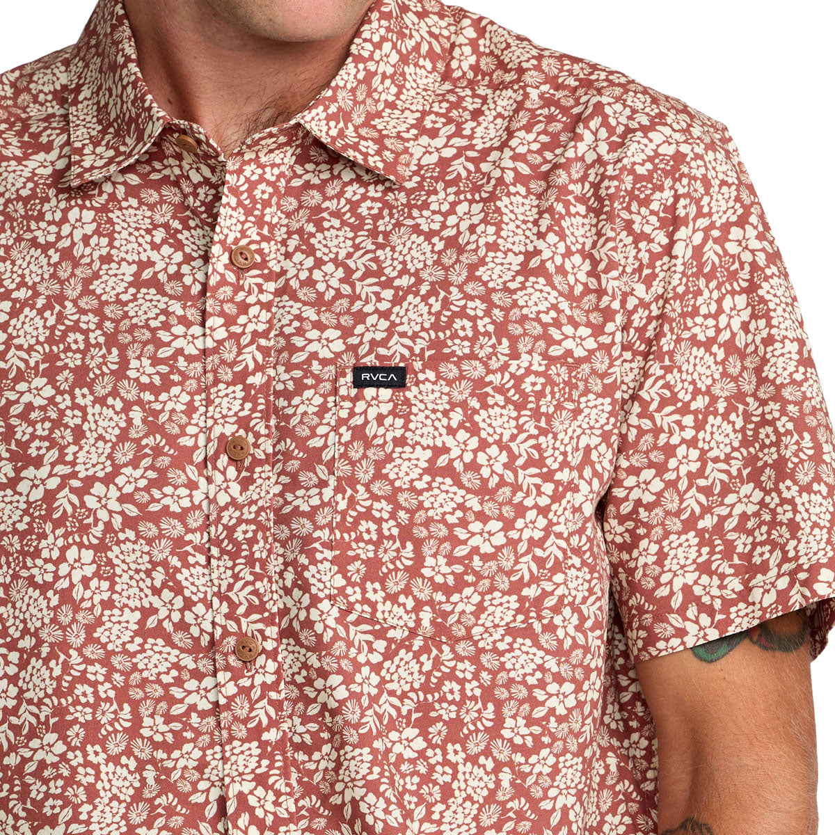 RVCA Botanical Shirt - Rawhide image 3