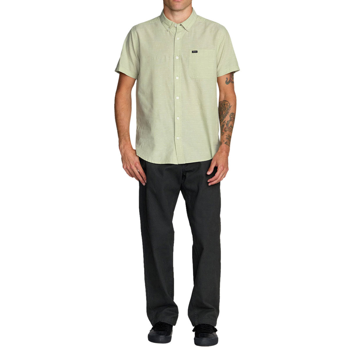 RVCA Thatll Do Dobby Shirt - Laurel Green image 5