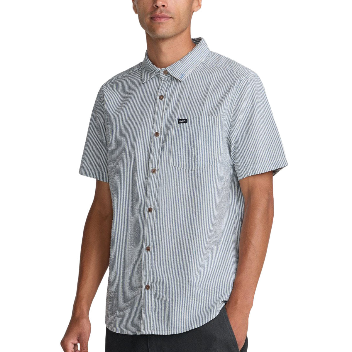 rvca dress shirts That'Ll Do Stripe Short Sleeve Shirt The Thatll Do Stretch Long Sleeve Shirt from RVCA is a versatile and effortless choice for everyday wear RVCA Vacancy Short Sleeve Shirt,
