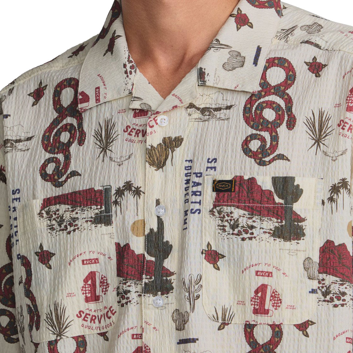 RVCA Wasteland Shirt - Natural image 2
