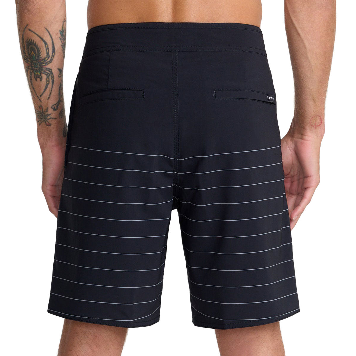 RVCA Steady Stripe Boardshorts - Black image 4