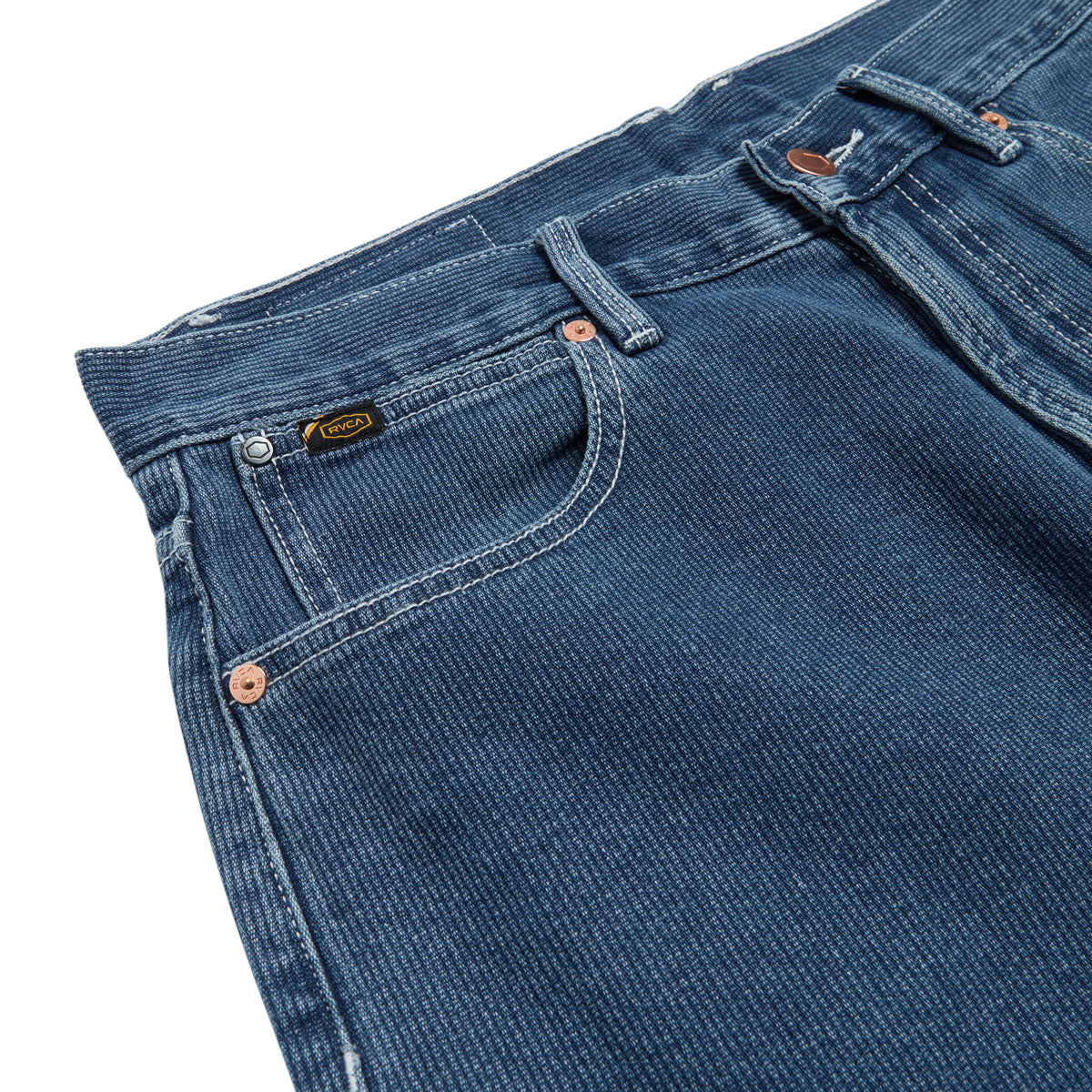 RVCA Dayshift Denim Shorts - Blue Collar image 3