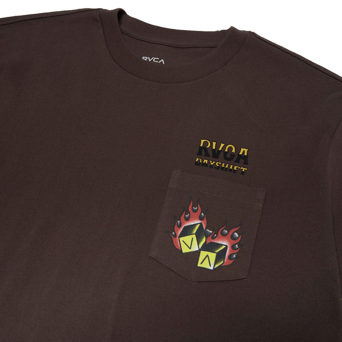 RVCA Hot Dice T-Shirt - Mocha image 2