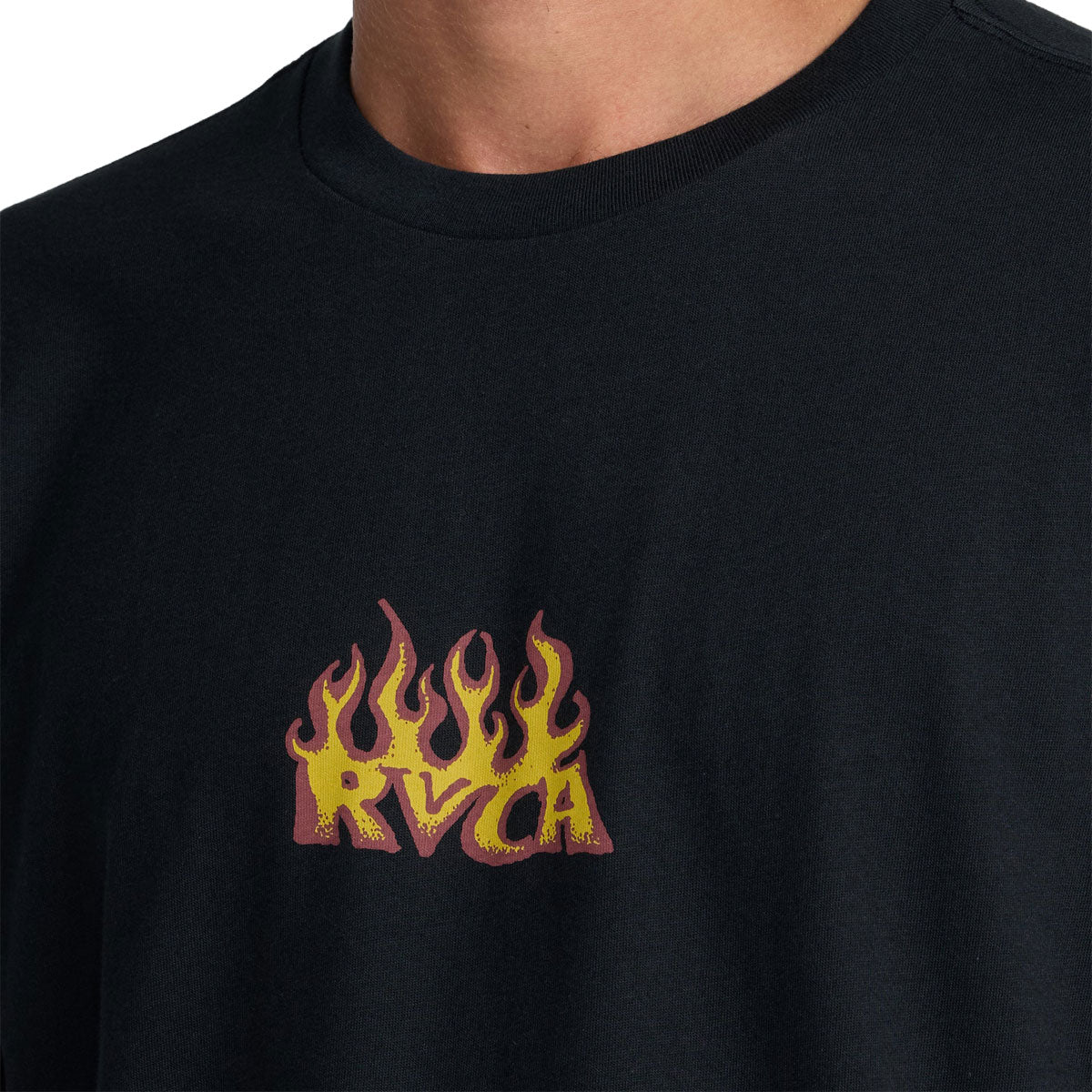 RVCA Spanky Fuego T-Shirt - Black image 3