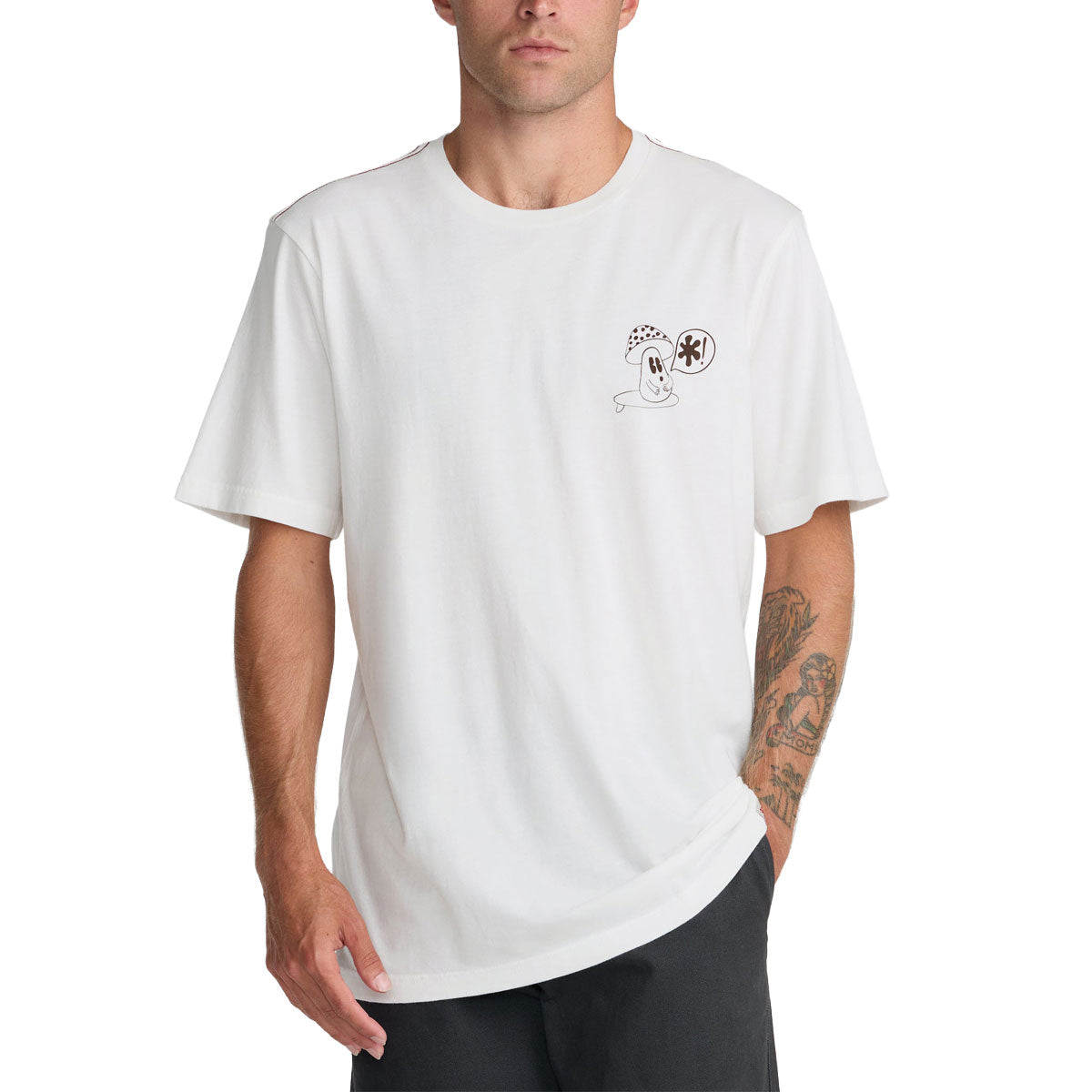 RVCA Bryce Bloom T-Shirt - Antique White image 3
