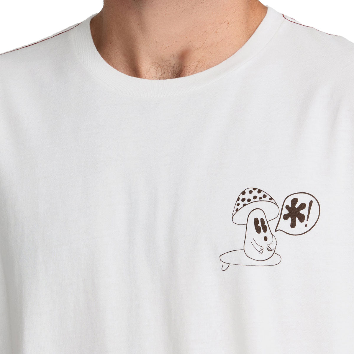 RVCA Bryce Bloom T-Shirt - Antique White image 5