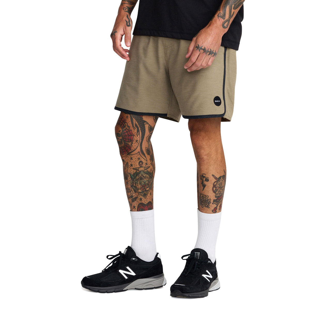 RVCA Yogger Hybrid 17 Shorts - Covert Green image 4