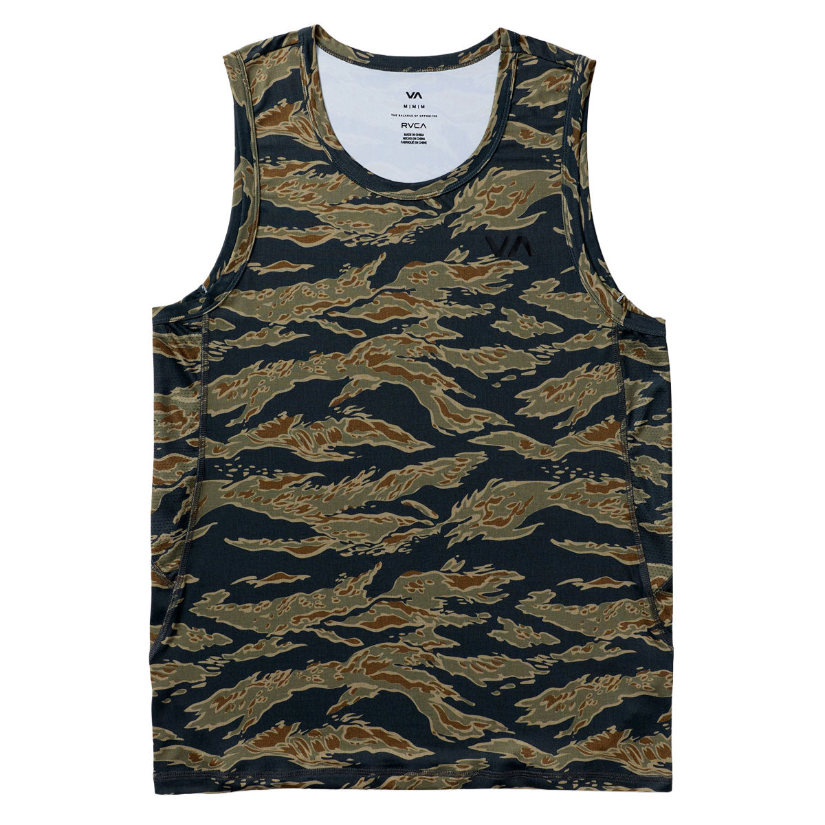 RVCA Sport Vent Tank Top - Tiger Camo image 1