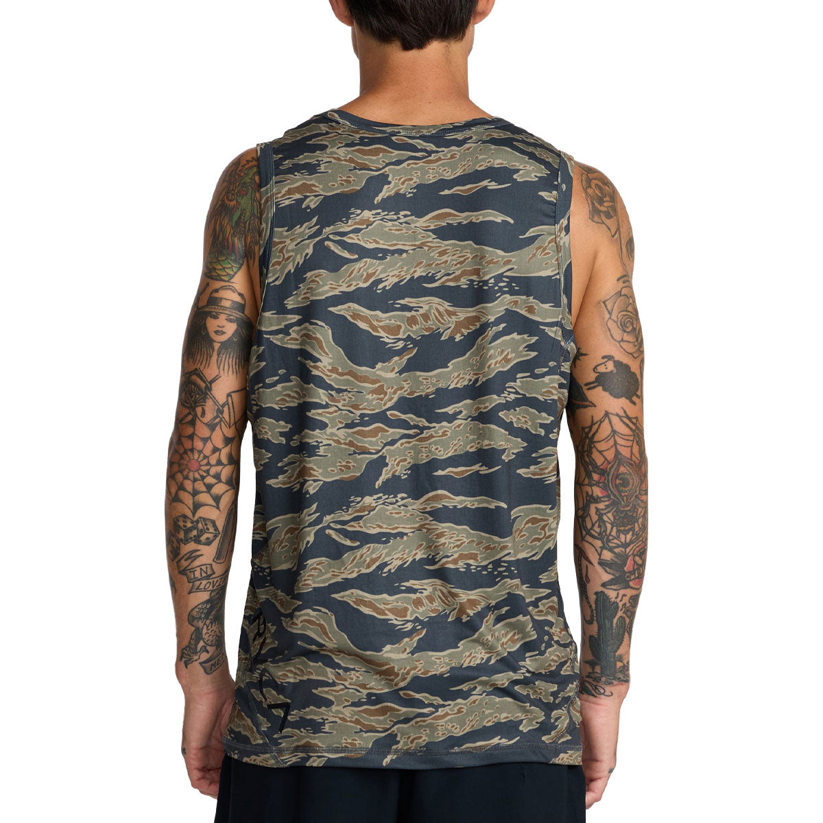 RVCA Sport Vent Tank Top - Tiger Camo image 3