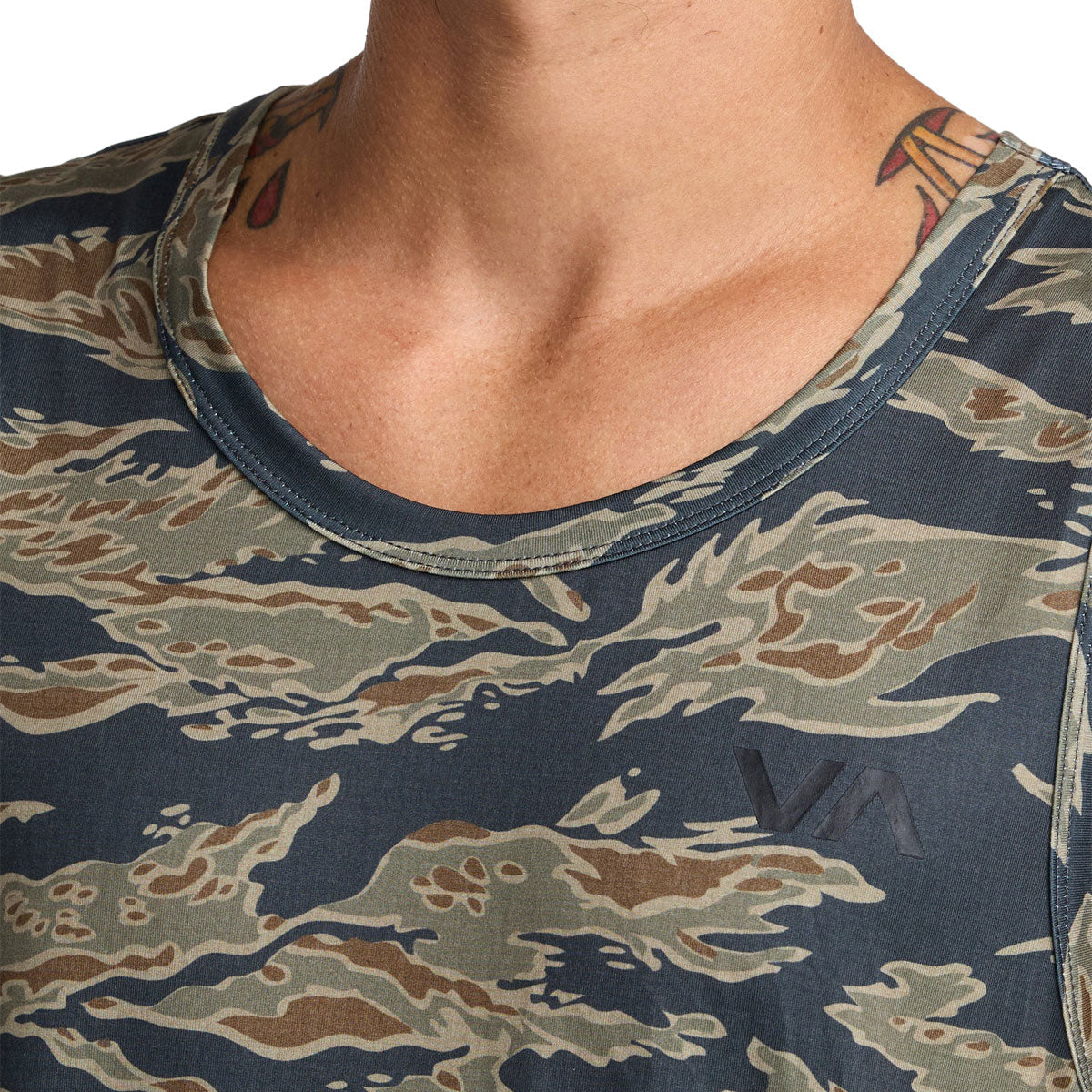 RVCA Sport Vent Tank Top - Tiger Camo image 4