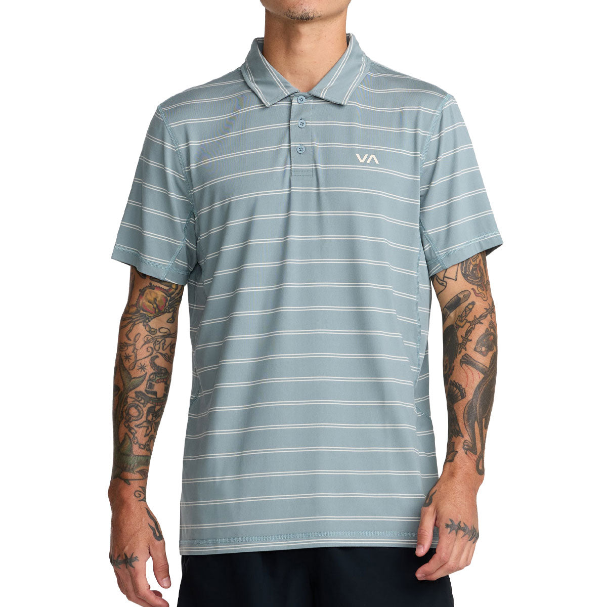 RVCA Sport Vent Polo Shirt - Lead 1 image 1