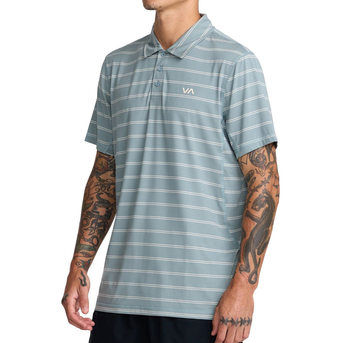 RVCA Sport Vent Polo Shirt - Lead 1 image 5