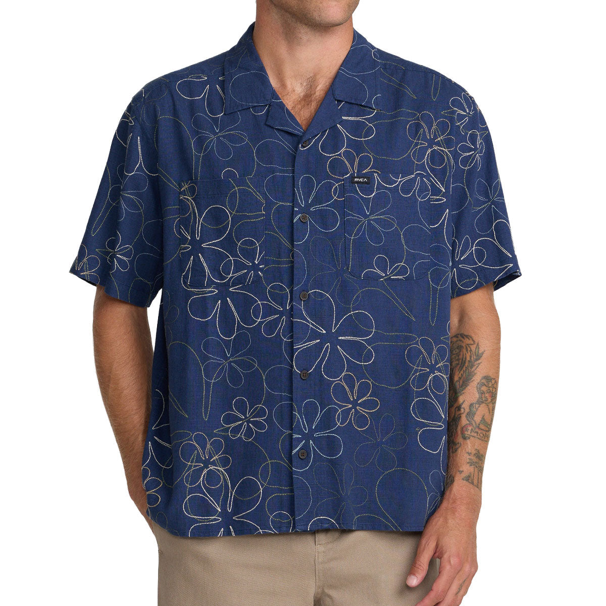RVCA Full Bloom Shirt - Indigo image 1