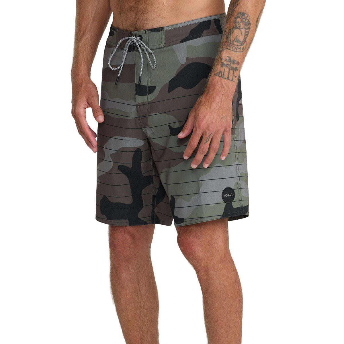 RVCA Steady Stripe Boardshorts - Camel image 5