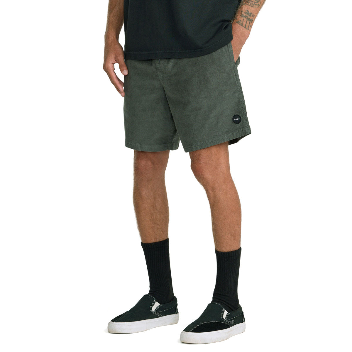 RVCA Escape Elastic Cord Shorts - Sage Leaf image 4