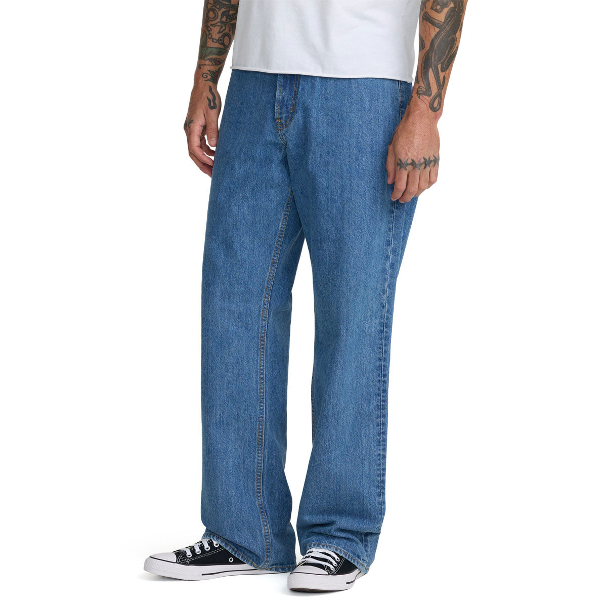 RVCA Americana Dayshift Denim Jeans - Blue Collar 2026 image 3