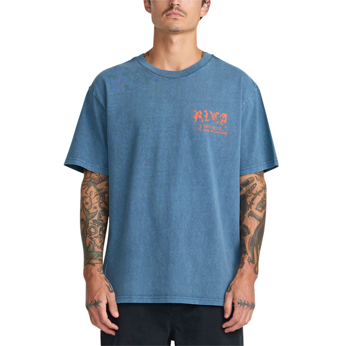 RVCA Big Press T-Shirt - Dark Denim image 3