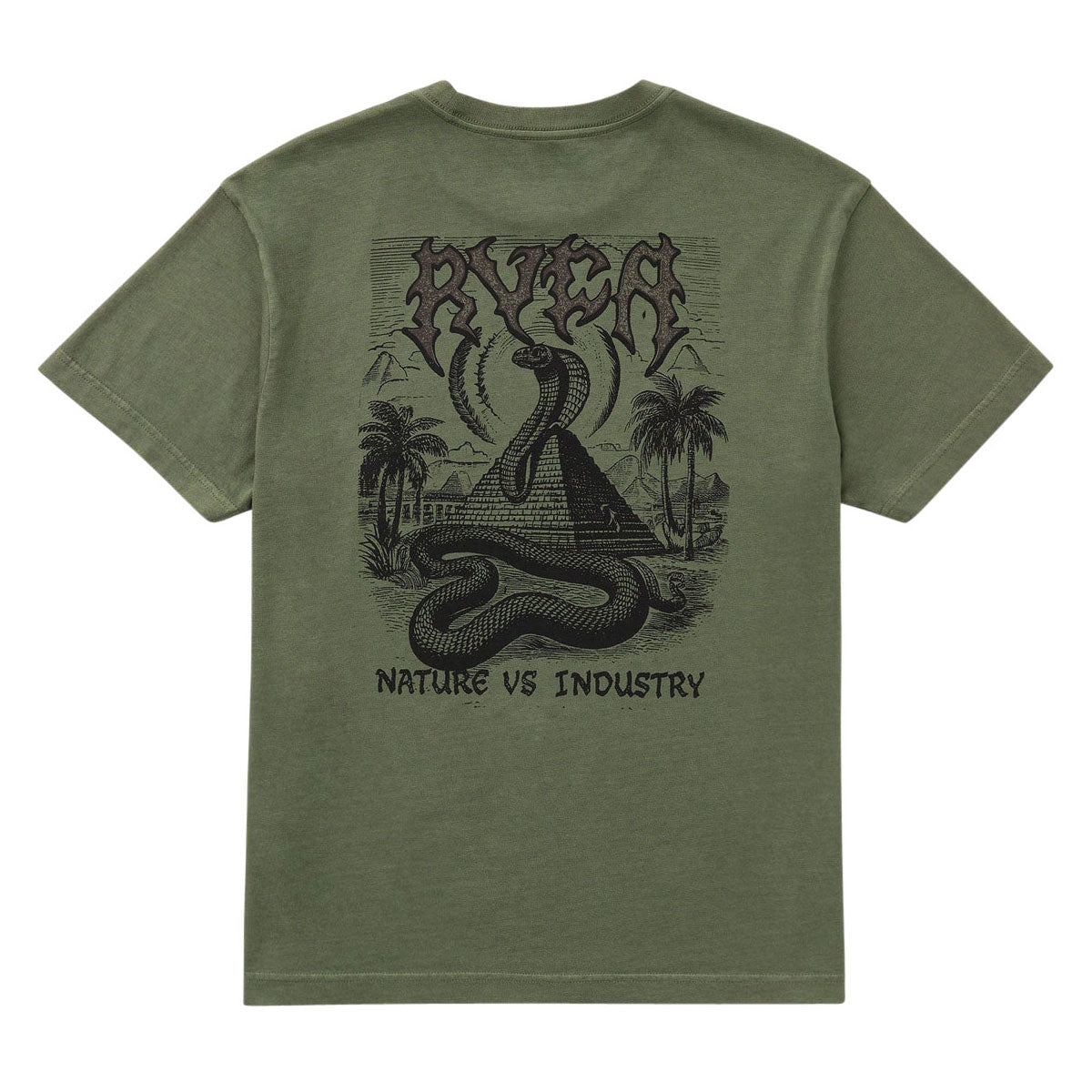 RVCA Cobra Empire T-Shirt - Olive image 1