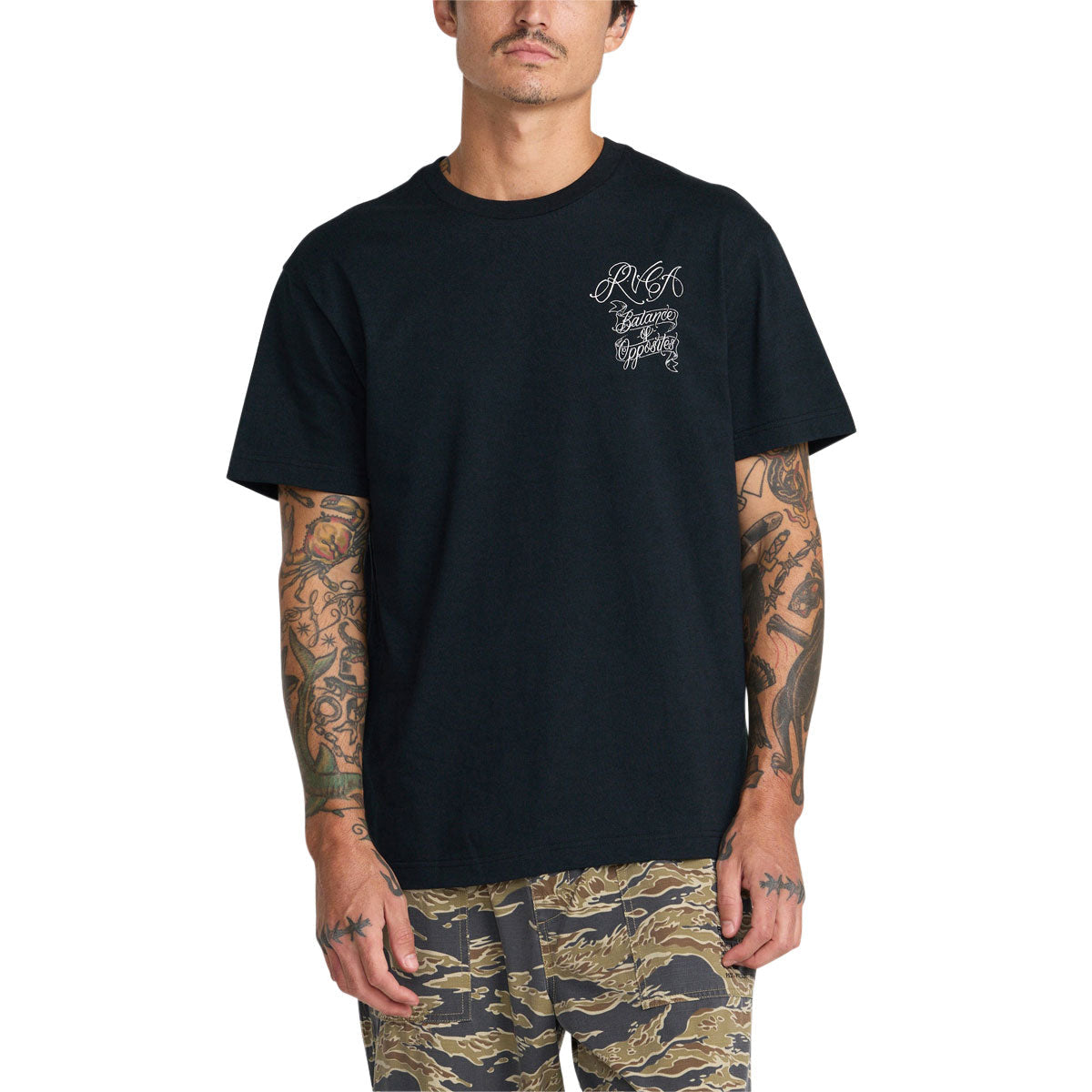 RVCA Paradise Queen T-Shirt - Black image 3