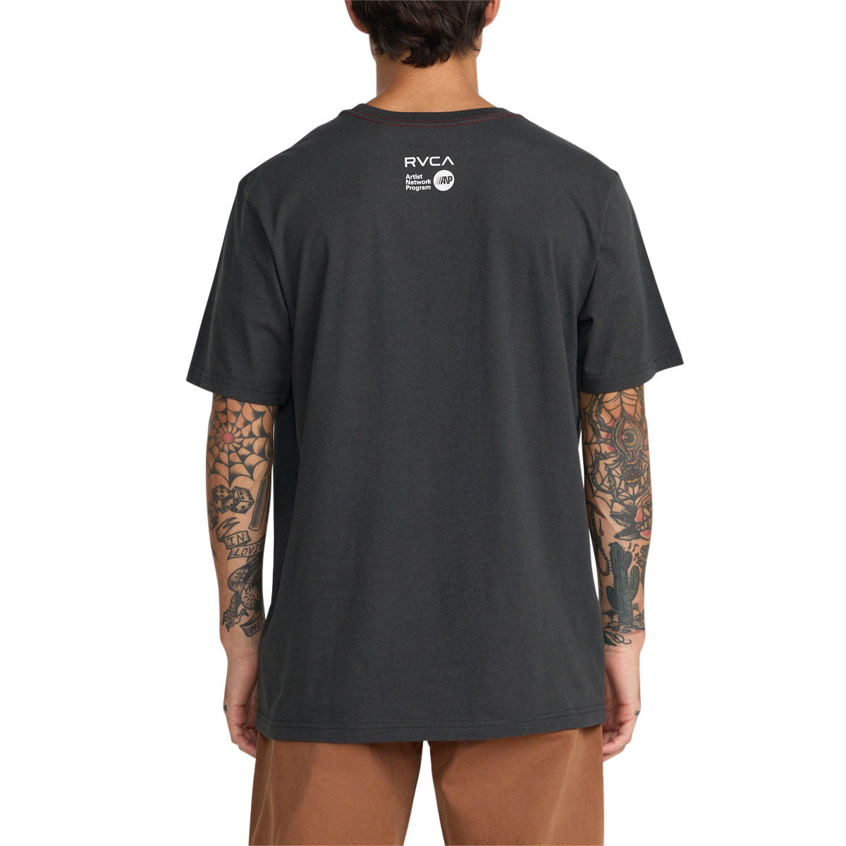 RVCA Sleepy Skeleton T-Shirt - Pirate Black image 4